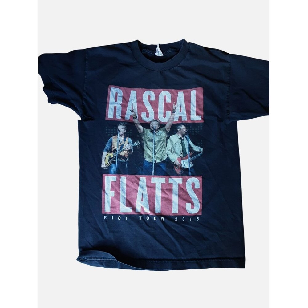 Rascal Flatts Riot Tour 2015 T Shirt Black Small